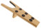 HOFMEISTER® Holz-Stiefelknecht für schmale Stiefel, 34 cm, Made in Germany, mit Gummi-Noppen für einen festen Stand, mit Ferseneinsatz für höhere Reibung am Schuh, praktischer Stiefelzieher