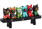 Himine Holz Tier Katze Deko Krippe Figur Set