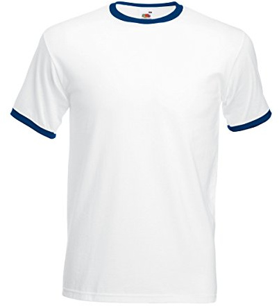 Fruit of the Loom Mens Ringer Short Sleeve T-Shirt
