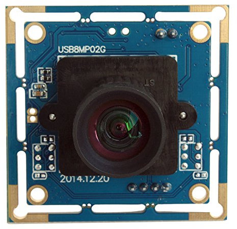 ELP 8mp USB Camera Wide Angle PC Camera for Computer Mini Lightburn Camera for Laser Engraver UVC USB2.0 4K Camera 8mp Monitoring Octoprint 3D Printer USB Security Camera for Jetson Nano