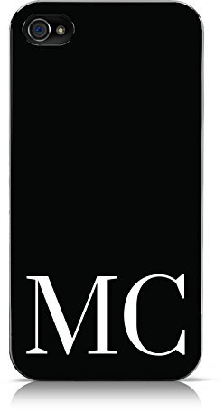 INITIALS PERSONALISED A HARD MOBILE PHONE CASE COVER FOR APPLE IPHONE 4 4S