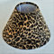 Kleiner Tisch-Lampenschirm Leopard,synthetisches Fell uD=20/oD=9/schräge H=13cm, Befestigung unten E27 /(E14 optional separat bestellbar)