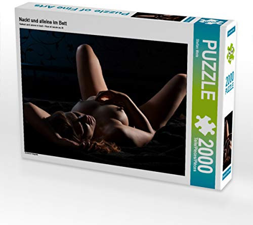 CALVENDO Puzzle Nackt und alleine im Bett 2000 Teile Lege-Größe 90 x 67 cm Foto-Puzzle Bild von Stefan weis