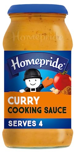 Homepride Mild and Creamy Curry Cooking Sauce, 485 g Jar (Pack of 1)