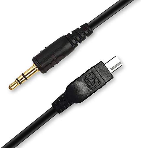 Pixel TW-283 Fernauslöser-Anschlusskabel 3,5mm DC2 Fernauslöser Kabel Fernbedienungen Verbindungskabel für D5600 D3300 D5500 D7200 D600 D610 D750