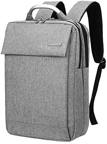 14 Inch Laptop Notebook Backpack, Professional Business Backpack Bag, Slim Lightweight Laptop Bag, Water Resistant School Rucksack for Women Men,Grey 1,14 Inch