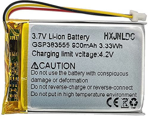 DC 3,7v GSP383555 Batterie au Lithium polymère Rechargeable pour JBl Clip 2 and Garmin Pro 70 550 trashbreaker Pro 70 550 Receiver Pt 10 TB 10 Dog Training