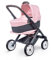 Smoby Bébé Confort – Kinderwagen + Kinderwagen 3-in-1 – für Puppen und Puppen – leise und multidirektionale Räder – Aufbewahrungskorb – 253116