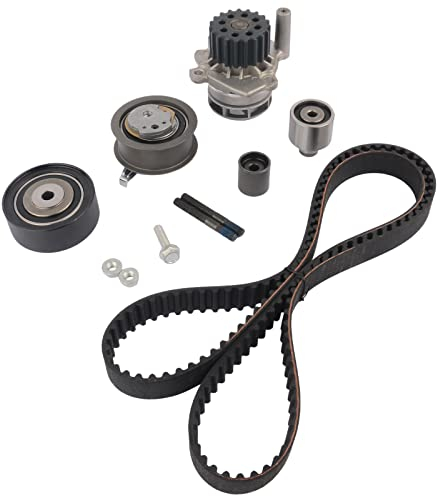 Flynsu Zahnriemensatz & Wasserpumpe Kit Kompatibel mit A-u-d-i V-W 1.6 2.0 TDI 03L109244G 1987946582