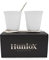 Huniox® 2 x 160 ML Tazzina Caffè - Bicchieri Acciaio - Tazzine Caffè Particolari - Bicchieri Termici - Tazzine da Caffè - Bicchieri Acciaio Inox - Tazza Acciaio Inox (CORAL, 160 ML)