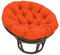 FLBT Villa Patio Garden Outdoor-Gartenstuhl große Kissen rundes Papasan-Stuhlkissen einfarbig verdicken hängendes Ei Hängesesselkissen Korbsessel Schaukel Hängekorb Sitzkissen Schaukel