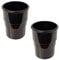 Pipestation 68mm Round Gutter Pipe Fittings – 2 Pack | Guttering Downpipe Connector Fittings for Rainwater | Plastic Down Pipe Drain Gutters Drainage Compatible with Floplast (Pipe Socket)