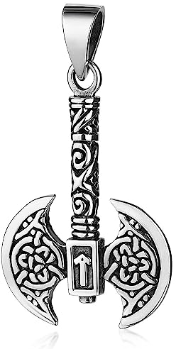 MATERIA by Matthias Wagner Wikinger Axt Anhänger 925 Silber - keltischer Schmuck Herren KA-27