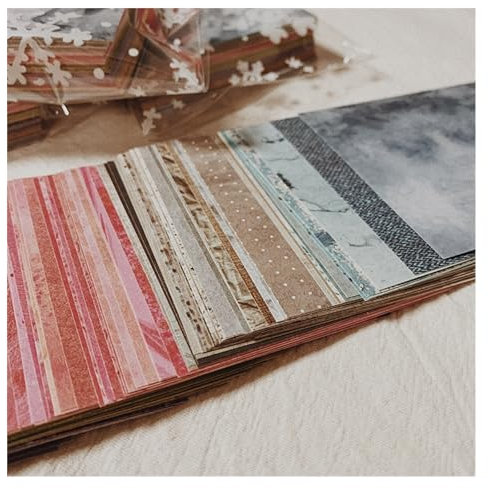 Transparentpapier 150 Stück Regenbogenfarben-Textur-Hintergrund, Bastelpapier, Collage, Tagebuch, Ephemera, DIY-Album, Scrapbooking-Material, Papierpackung (Color : Rainbow)