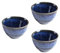 HOMSFOU 3st Sake-Becher Aus Porzellan Japanischer Weinbecher Teetasse Im Japanischen Stil Japanische Sake-Becher Sake-Glas Kalte Sake-Becher Blaue Anzüge Blauer Anzug Reis Wein Geschirr