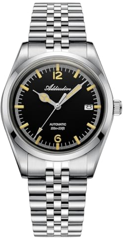 ADDIESDIVE 39 mm mechanische Herrenuhr NH35a Edelstahl Herren Automatikuhr 100m Waterproof