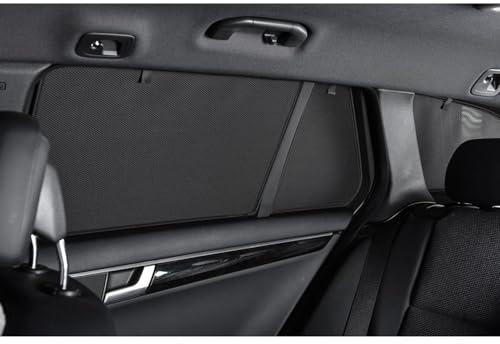 CAR SHADES Juego (Puertas traseras) Compatible con Kia Sportage (NQ5) 5-Puertas 2021- (2-Partes) - Parasoles a Medida para Coches