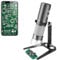 Jiusion WiFi USB Microscopio Portatile Digitale, Endoscopio Da 50 a 1000x Ingrandimento Wireless 4K 3840x2160P Fotocamera 8 LED Con Supporto In Metallo Per iPhone iPad Android Mac Windows Linux Chrome