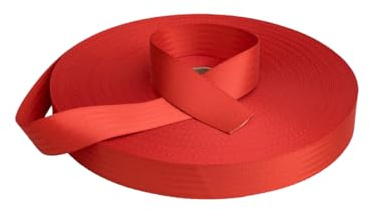 LYSEL® PKW-Sicherheitsgurt 2650 daN Gurtband Polyester B: 47mm rot VE 10 Meter