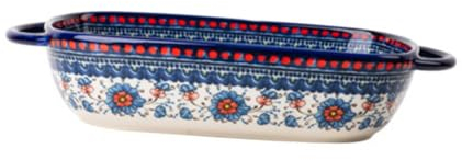 Zerodeko Bakeware Ciotola da Forno Ciotola in Ceramica Forno Insalatiera Piatto da Forno Rettangolare Teglia con Coperchio Ciotola da Cucina Ciotola Decorativa Ciotola di Teglia