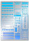 BENECREAT Edelstahl Journal-Planer-Schablone Mit Kreisförmigen Englischen Alphabet-Zahlen Mustern, Wiederverwendbares Schablonenwerkzeug Aus Edelstahl Zum Malen, Scrapbooking, 19x14cm
