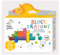 Haku Yoka 6303090 Block Wachsmalkreiden-Set, Triceratops, Wachsmalsteine in kräftigen Farben, Wachmalstifte in Klemmbaustein-Form, ohne Abfärben, für Kinder ab 3 Jahren