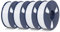 SUNLU 4KG PLA Filament 1.75mm, Hohe Geschwindigkeit 3D Drucker Filament Mit Hoher Fließfähigkeit, Entwickelt für Schnelles 3D Drucken, Rapid HS-PLA 4-Pack, Weiß