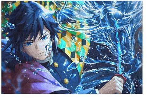 Klassische Puzzle für Erwachsene Teenager Freizeit Spaß Spiel Spielzeug Geeignet, Demon Slayer,Lernspielzeug FüR Kinder Papier 52x38
