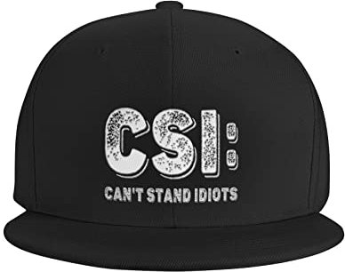 Baseball Mütze Csi Kann Idioten Nicht Ausstehen Capatmungsaktive Mütze Retro Golf Hüte Sport Sonnenblende Mütze Für Auf Reisen, Damen, Herren