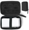 Tasche Kompatibel mit SUPVAN E10 Nelko P21 NIIMBOT D110 Phomemo D30 Etikettendrucker, Cable Etikettenband Organizer (nur Case), Schwarz