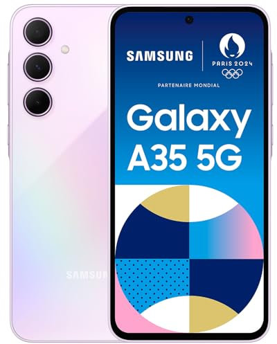 SAMSUNG Galaxy A35 5G Smartphone 128 GB Lila (Reconditionné)
