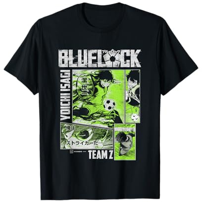 Blue Lock Yoichi Isagi Split Soccer Panels T-Shirt