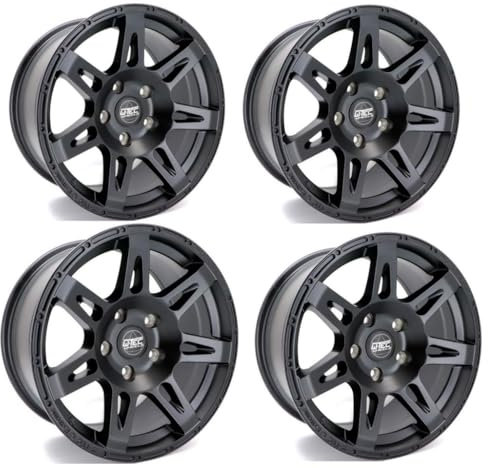 W-TEC WHEELS 4X Alufelge Extreme Black Edition 8,5x17 Zoll 5x127 ET +30 schwarz matt