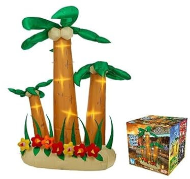 Set de 3 Palmiers gonflables Lumineux 2. 4m