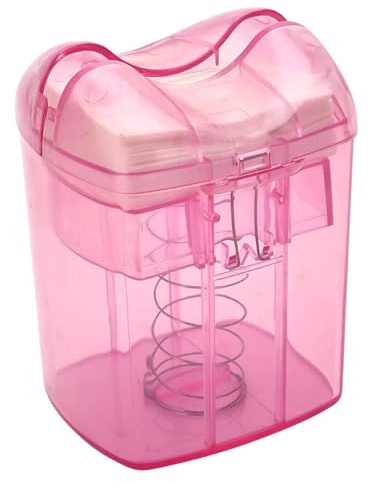 Boîte de rangement pour permanente - Ustensiles de salon de soins - Organisateurs d'outils - Gadgets - Fournitures de teinture - Distributeur de papier transparent portable professionnel