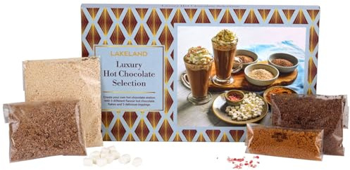 Hot Chocolate Gift Set Selection Box for Adults & Kids | Gourmet Cocoa Mix Hamper with Mallows & Spoons | Perfect Christmas, Birthday or Thank You Present