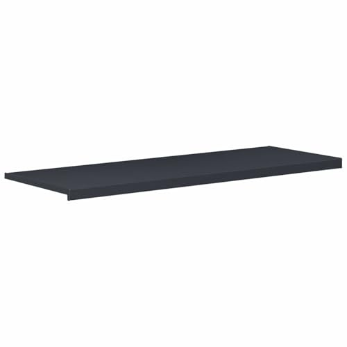 vidaXL Fensterbank Anthrazit mit Holzmaserung 120 x 50 x 4,5 cm PVC