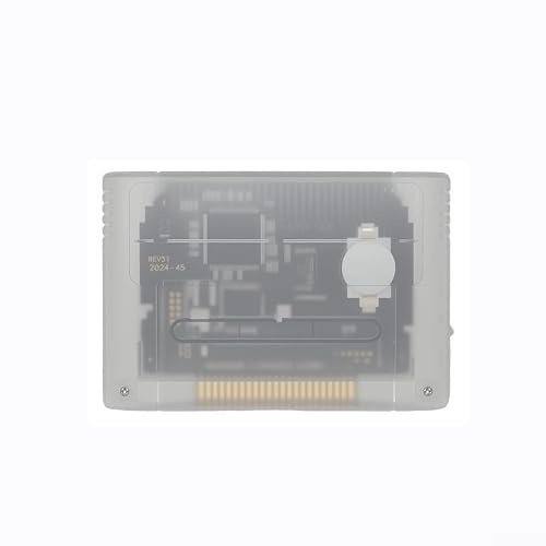 3000 Zoll Speicherkarte für Snes SFC Konsole | ABS-Material, USB-Update, tragbares Design für Retro-Gamer, schwarz/weiß (für JPN EU Weiß)