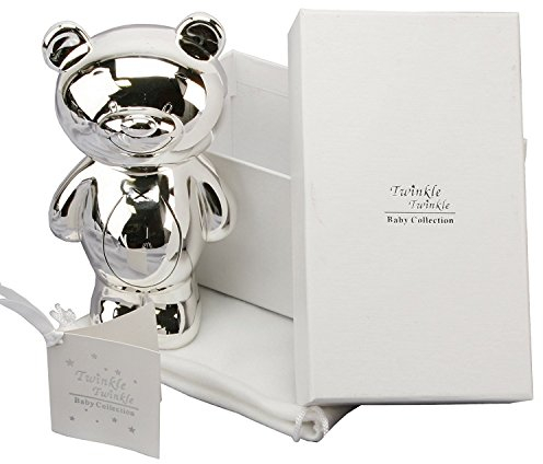 WBL - Tirelire en Argent Plaqué - Petit Ours