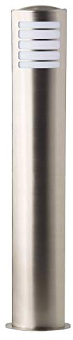 BRILLIANT Lampe Todd Außenstandleuchte edelstahl | 1x A60, E27, 20W, geeignet für Normallampen (nicht enthalten) | IP-Schutzart: 44 - spritzwassergeschützt