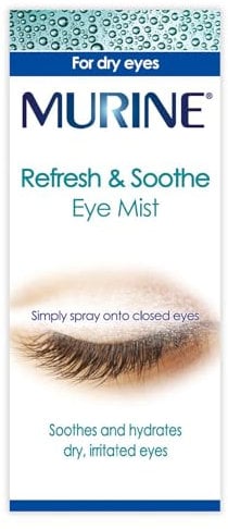 Murine Refresh & Soothe Eye Mist to Soothe and Hydrate Dry Eyes, 15 ml