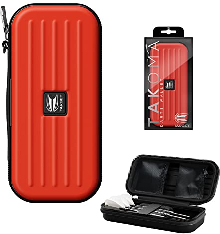 Target Darts Rot Takoma Regular Darts Case - Holds x 1 Satz Darts Brieftasche