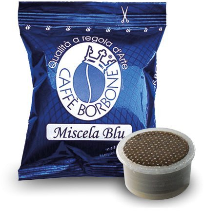 Borbone Lot de 700 capsules compatibles Espresso Point Bleu