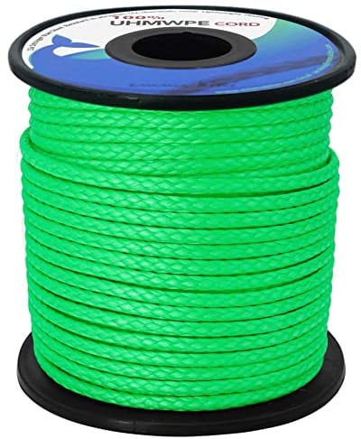 emma kites UHMWPE geflochtene Schnur zum Selbermachen, 2 mm, Grün