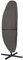 ULTCOVER Housse de parasol de terrasse 600D imperméable style banane – Compatible avec parasol déporté de 2,5 à 3,5 m, noir