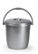 Plastic Forte - Cubo Basura con Tapa 15 litros Plata Eco (1224912)