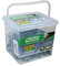 Ulti-Mate D30100 Lot de 200 vis de terrasse adhésives Vert bio 5 x 70 mm