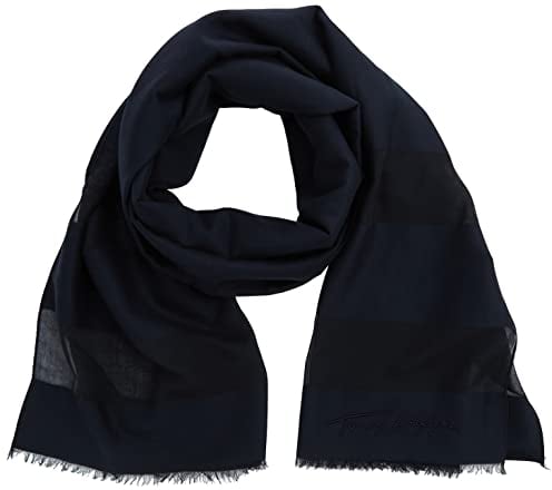 Tommy Hilfiger Damen Schal Iconic Soft Scarf Tuch , Blau (Acc Desert Sky), Einheitsgröße