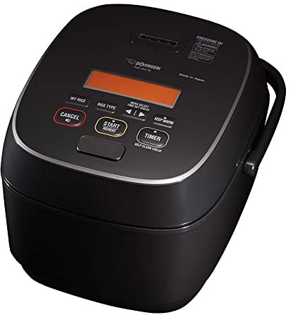 Zojirushi NW-JEC18BA - Arrocera y calentador, 10 tazas, fabricado en Japón