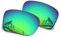 Well-aimed Verres de rechange compatibles avec les lunettes de soleil Oakley Holbrook OO9102 - Plus d'options, vert iridium polarisé, taille unique, Vert iridium polarisé, taille unique